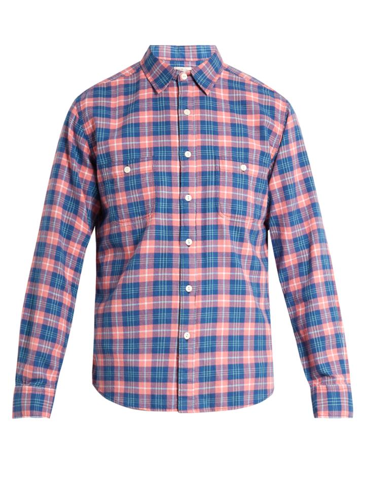 Faherty Seasons Plaid Brushed-cotton Shirt