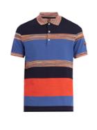 Missoni Mare Striped Cotton Polo Shirt
