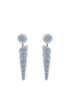 Matchesfashion.com Rebecca De Ravenel - Twisty Drop Earrings - Womens - Blue