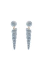 Matchesfashion.com Rebecca De Ravenel - Twisty Drop Earrings - Womens - Blue