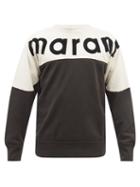 Isabel Marant - Howley Logo-print Cotton-blend Jersey Sweatshirt - Mens - Black Multi