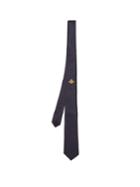 Gucci Bee-embroidered Silk-blend Tie
