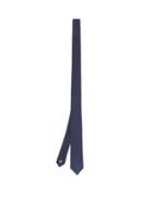 Matchesfashion.com Paul Smith - Diagonal Micro Stripe Silk Blend Twill Tie - Mens - Blue Multi
