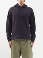 Officine Gnrale - Odin Cotton-jersey Hoodie - Mens - Blue