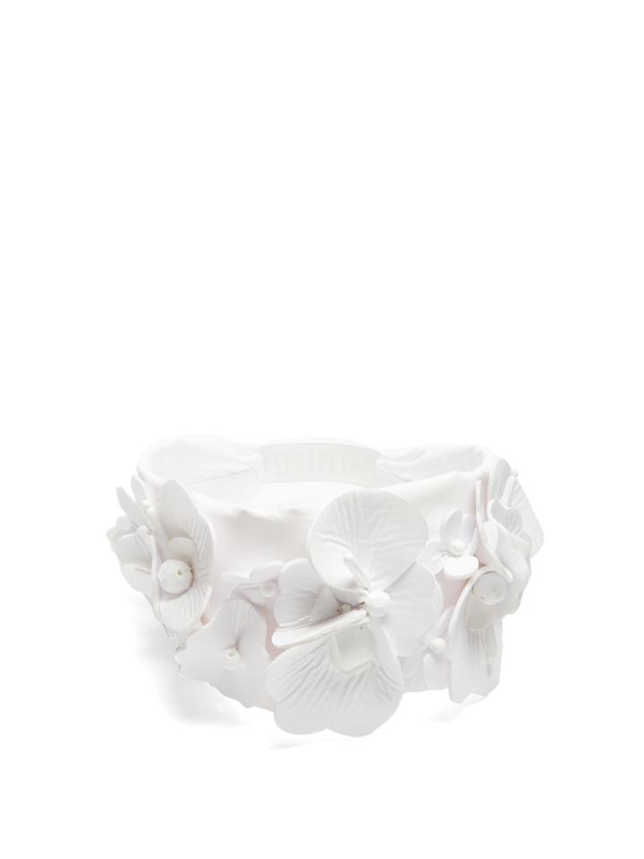 Miu Miu Embellished Floral Headband