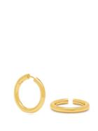 Matchesfashion.com Alan Crocetti - Control Gold Plated Earring And Cuff Set - Womens - Gold