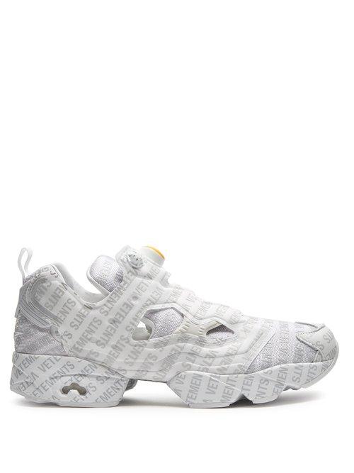 Matchesfashion.com Vetements - X Reebok Instapump Fury Low Top Trainers - Mens - Grey
