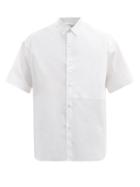 Matchesfashion.com Studio Nicholson - Sorono Oversized Cotton-poplin Shirt - Mens - White
