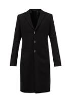 Givenchy - Single-breasted Wool-blend Overcoat - Mens - Black