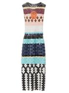 Matchesfashion.com Paco Rabanne - Colour-blocked Chainmail Dress - Womens - Multi
