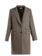 Masscob Brigitte Checked Wool Coat