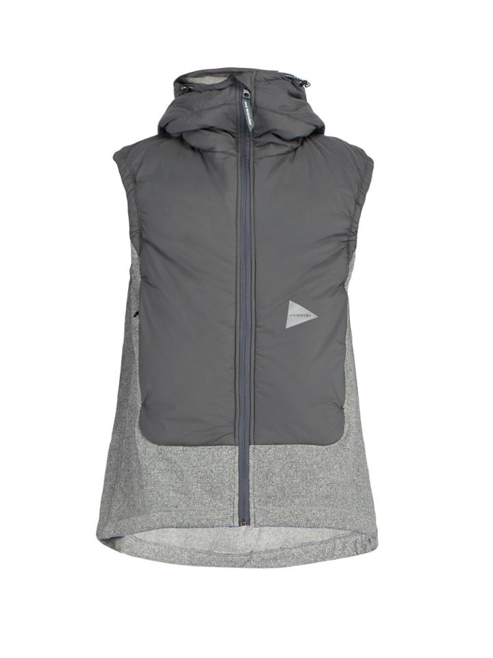 And Wander Hooded Fleece Gilet