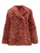 Matchesfashion.com Sies Marjan - Pippa Shearling Jacket - Womens - Pink