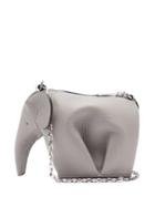 Matchesfashion.com Loewe - Elephant Leather Mini Crossbody Pouch - Womens - Grey