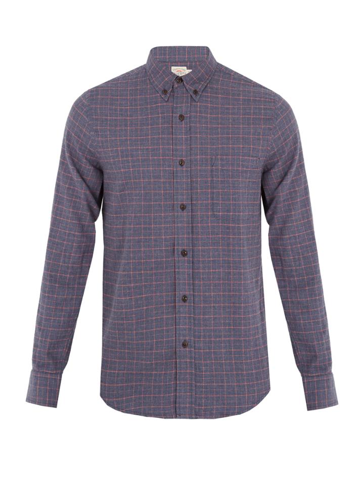Faherty Ventura Checked Cotton Shirt