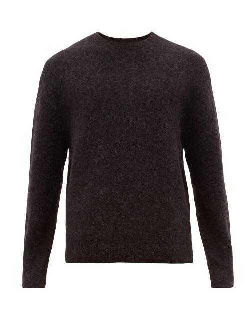 Matchesfashion.com Acne Studios - Nosti Crew Neck Sweater - Mens - Dark Grey