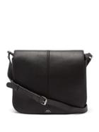 A.p.c. - Betty Grained-leather Cross-body Bag - Mens - Black