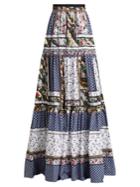 Erdem Sigrid Floral-print Cotton Skirt