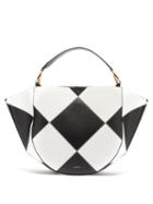 Matchesfashion.com Wandler - Mia Large Chequered Leather Tote Bag - Womens - Black Multi