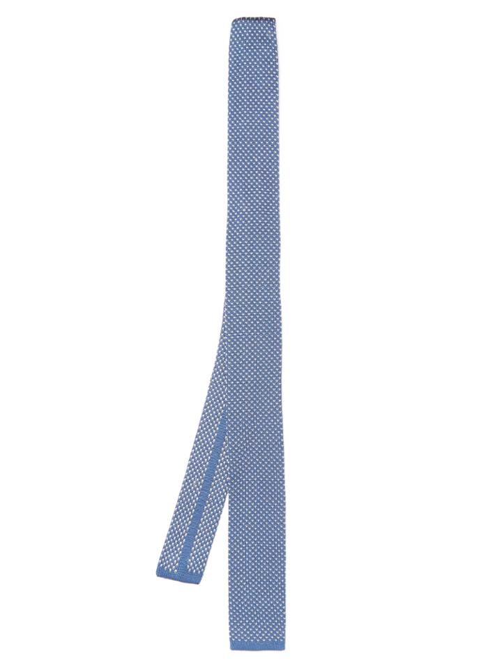 Lanvin Embroidered Silk-jersey Tie