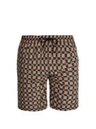 Burberry Archive Logo And Vintage Check-print Swim Shorts