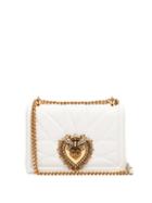 Matchesfashion.com Dolce & Gabbana - Devotion Quilted Leather Cross Body Bag - Womens - White