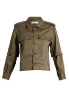 Golden Goose Deluxe Brand Tina Detachable-sleeve Cotton-twill Shirt