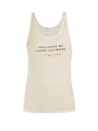 Saint Laurent Logo-print Scoop-neck Jersey Tank Top