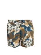 Etro Military-print Swim Shorts