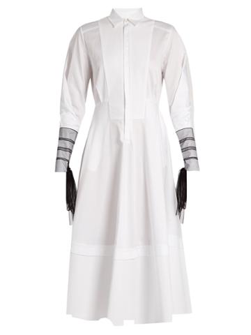Amanda Wakeley Muse Cotton-poplin Shirtdress