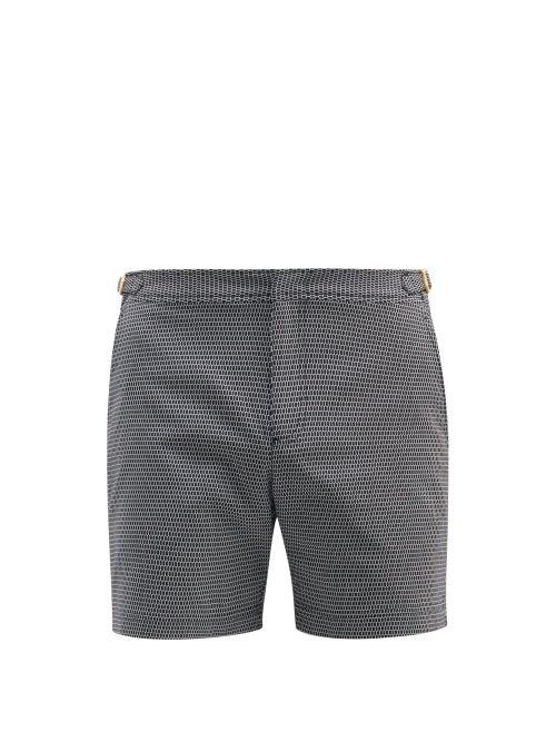 Matchesfashion.com Orlebar Brown - Bulldog Swim Shorts - Mens - Black Multi