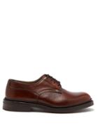 Matchesfashion.com Tricker's - Woodstock Leather Derby Shoes - Mens - Brown