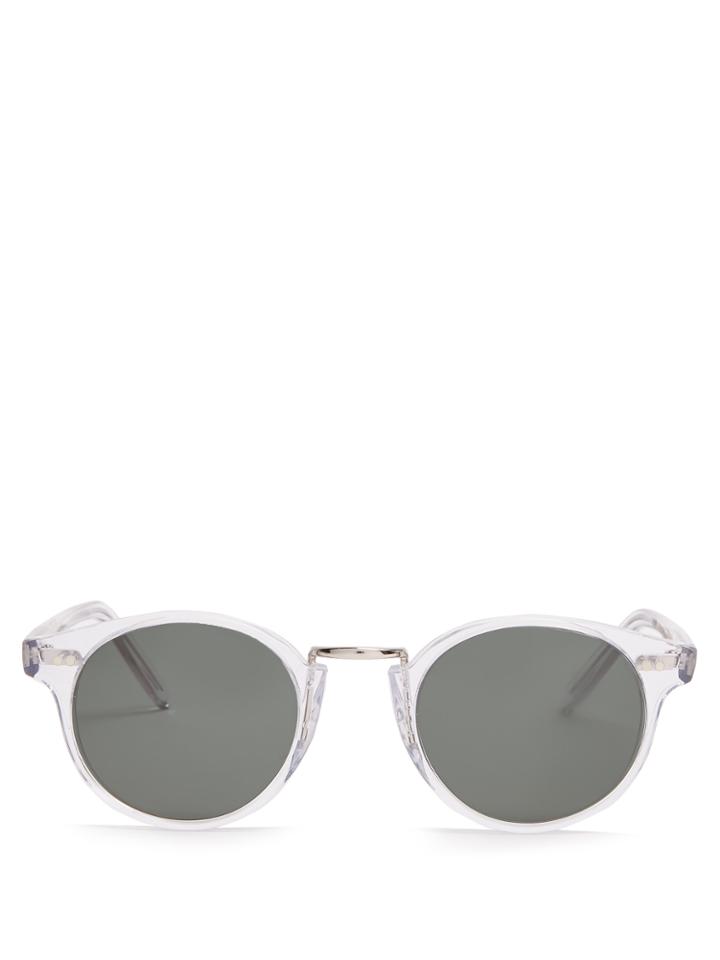 Cutler And Gross 1008 Round-frame Acetate Sunglasses