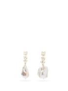 Matchesfashion.com Ana Khouri - Laurence Baroque Pearl & 18kt Gold Earrings - Womens - Pearl