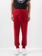 Dolce & Gabbana - Logo-embroidered Cotton-jersey Track Pants - Mens - Red