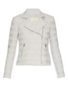 Rebecca Taylor Cotton-blend Tweed Biker Jacket