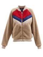 Perfect Moment - Chevron Fleece Jacket - Womens - Beige Multi