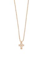 Matchesfashion.com Emanuele Bicocchi - Cross Charm Gold-plated Sterling-silver Necklace - Mens - Gold