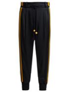 Peter Pilotto Side-stripe Satin Track Pants