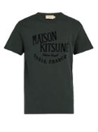 Maison Kitsuné Palais Royal Logo-print Cotton T-shirt