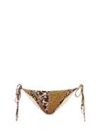 Matchesfashion.com The Upside - Alba Poppy-print Bikini Briefs - Womens - Green Multi