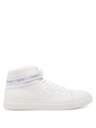 Matchesfashion.com Buscemi - 100mm Sport High Top Leather Trainers - Mens - White