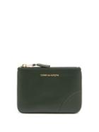 Matchesfashion.com Comme Des Garons Wallet - Leather Coin Pouch - Womens - Green