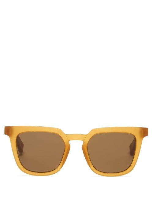 Matchesfashion.com Mykita - X Maison Margiela Raw Acetate Sunglasses - Mens - Tan