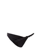 Isa Boulder - Bowes Asymmetric Twisted High-leg Bikini Briefs - Womens - Black