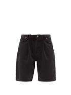 Matchesfashion.com Raey - Board Fold Denim Shorts - Womens - Black