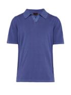 Matchesfashion.com Altea - Cotton Piqu Polo Shirt - Mens - Blue