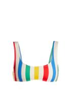 Matchesfashion.com Solid & Striped - The Elle Striped Bikini Top - Womens - Multi Stripe