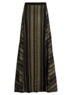 Zeus + Dione Naiads Geometric-jacquard Silk-blend Skirt