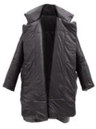 Matchesfashion.com Norma Kamali - Sleeping Bag Oversized Padded Coat - Womens - Black